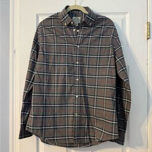 St. John's Bay Men's Multicolor Plaid Button Down Shirt